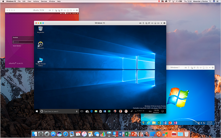 Parallels install windows 10 pro